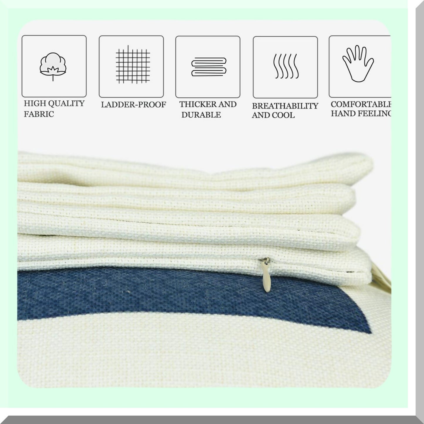 Happy Moments Cotton Linen Pillowcase - Wedding Party Decor Cushion Cover for Sofa Bed, 18x18 Inches - Lettering Throw Pillow Case