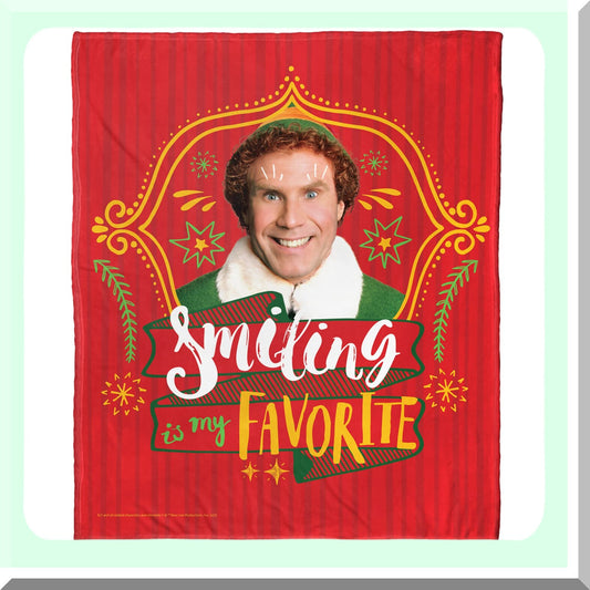 CozyElf SilkTouch Throw Blanket - 50x60, Smiling Comfort