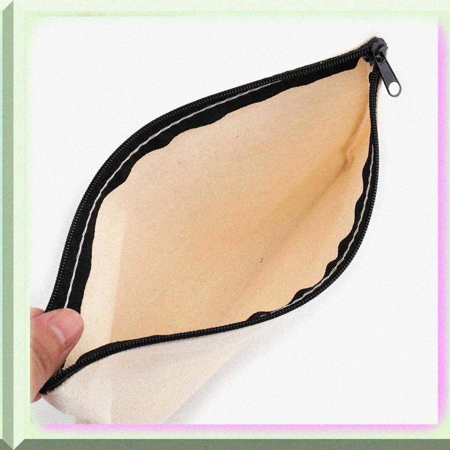 32 Pack Canvas Zipper Pouches 8x5 Inches