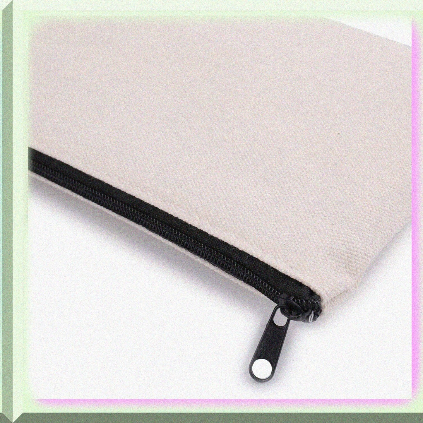 32 Pack Canvas Zipper Pouches 8x5 Inches