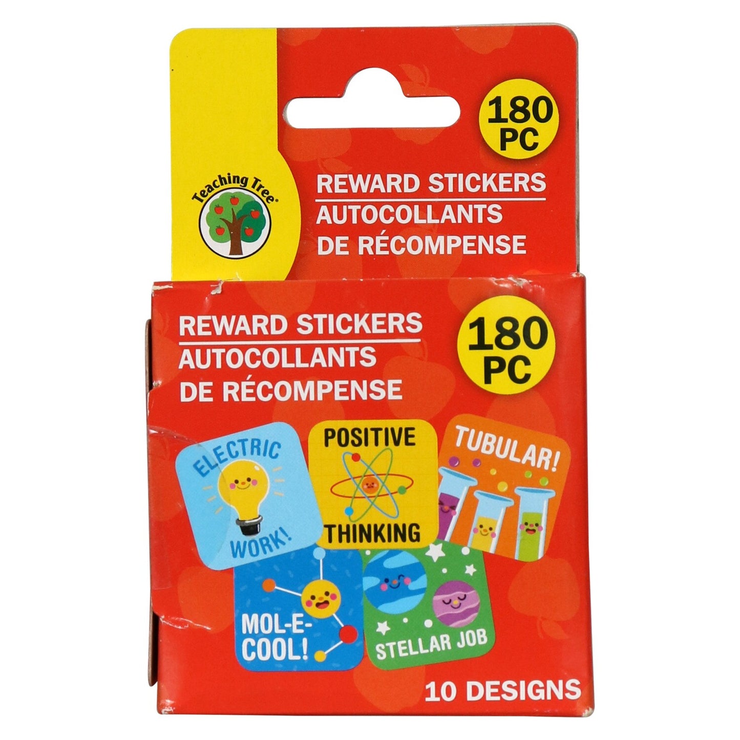 Teaching Tree Motivational Stickers, 180-ct. Rolls (Pack of 24)