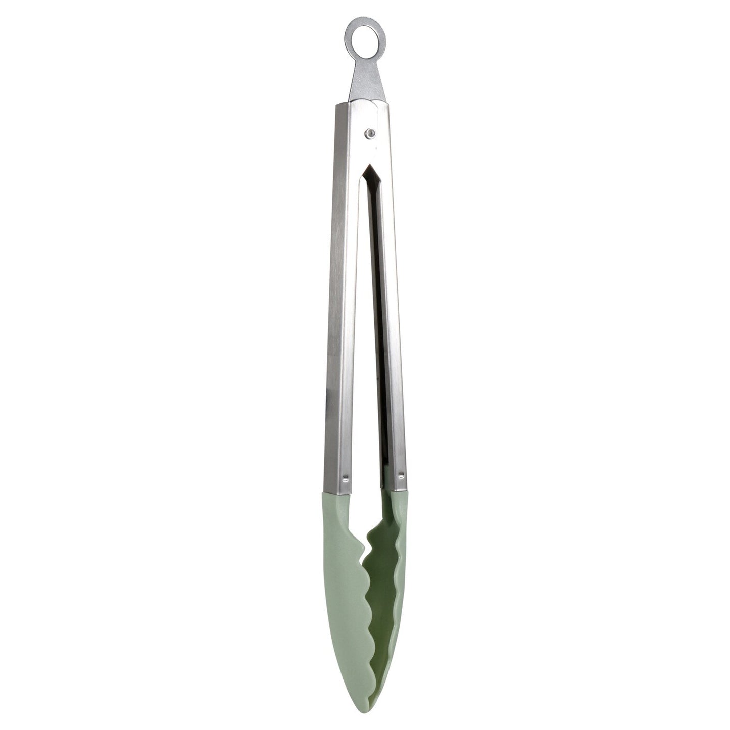 Stainless Steel and Plastic Utility Tongs, 12.5x1.5 in. (Pack of 24)