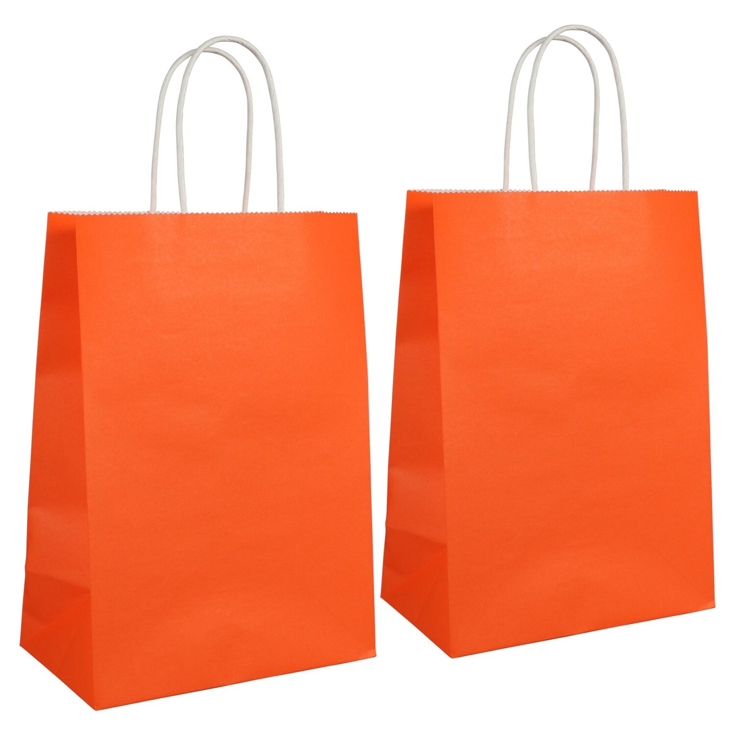Voila Medium Orange Kraft Paper Gift Bags, 2-ct. Packs (Pack of 36)