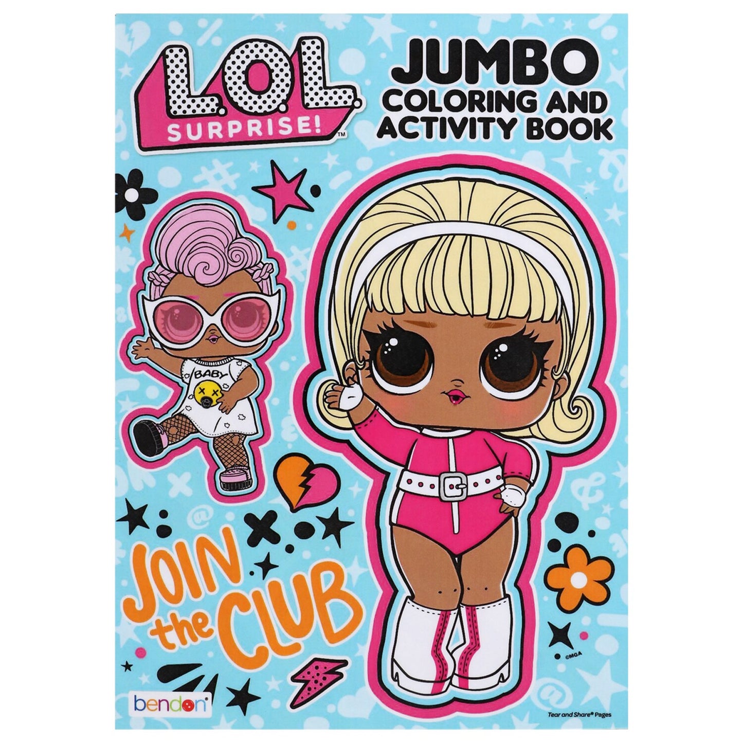 Character Jumbo Coloring and Activity Books (Pack of 20)