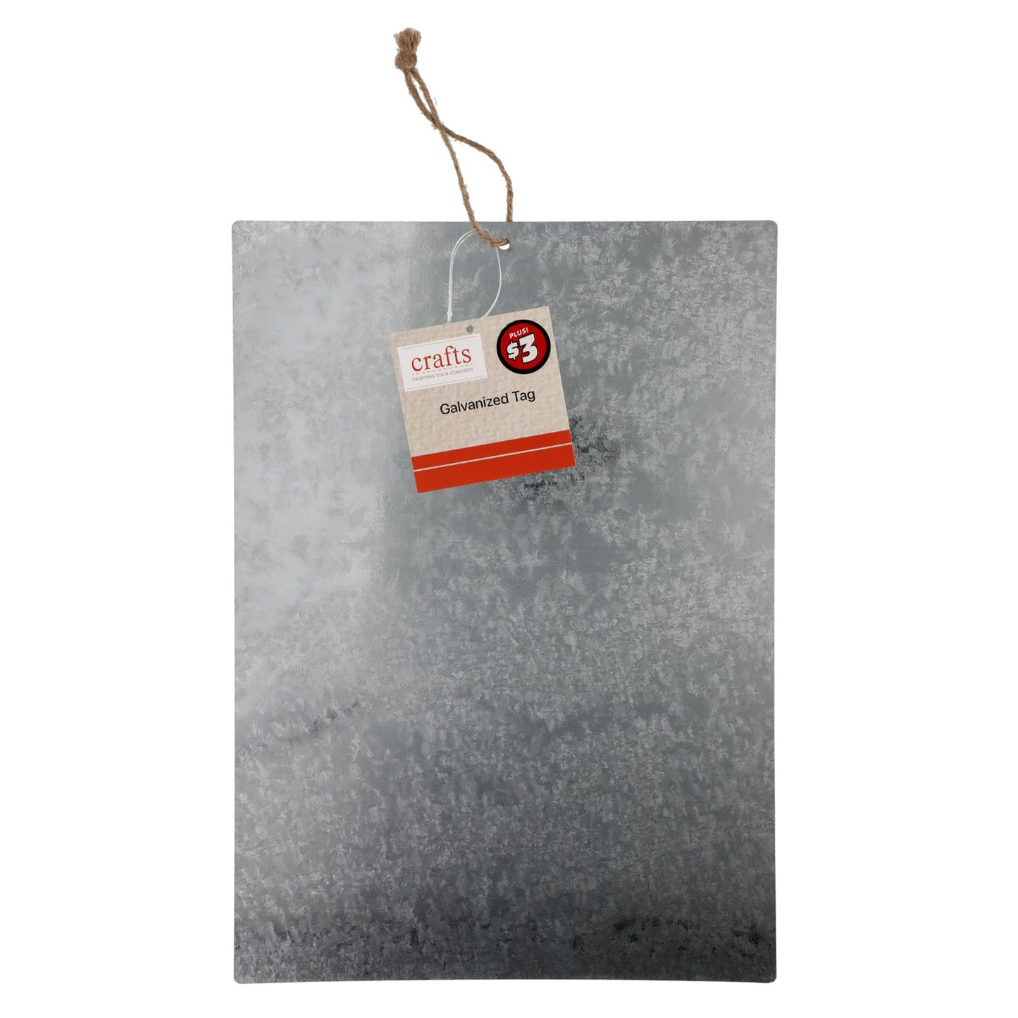 Galvanized Metal Tags, 10x14 in. (Pack of 12)