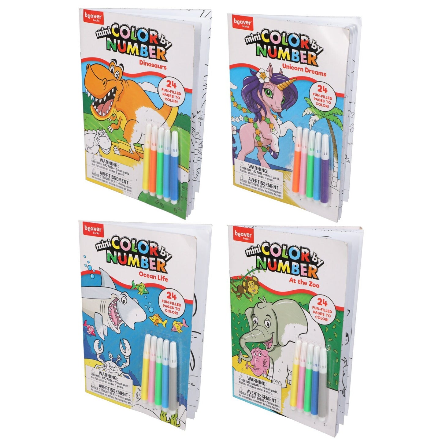 Beaver Books Color Books, 10x7.25 in. (Pack of 36)