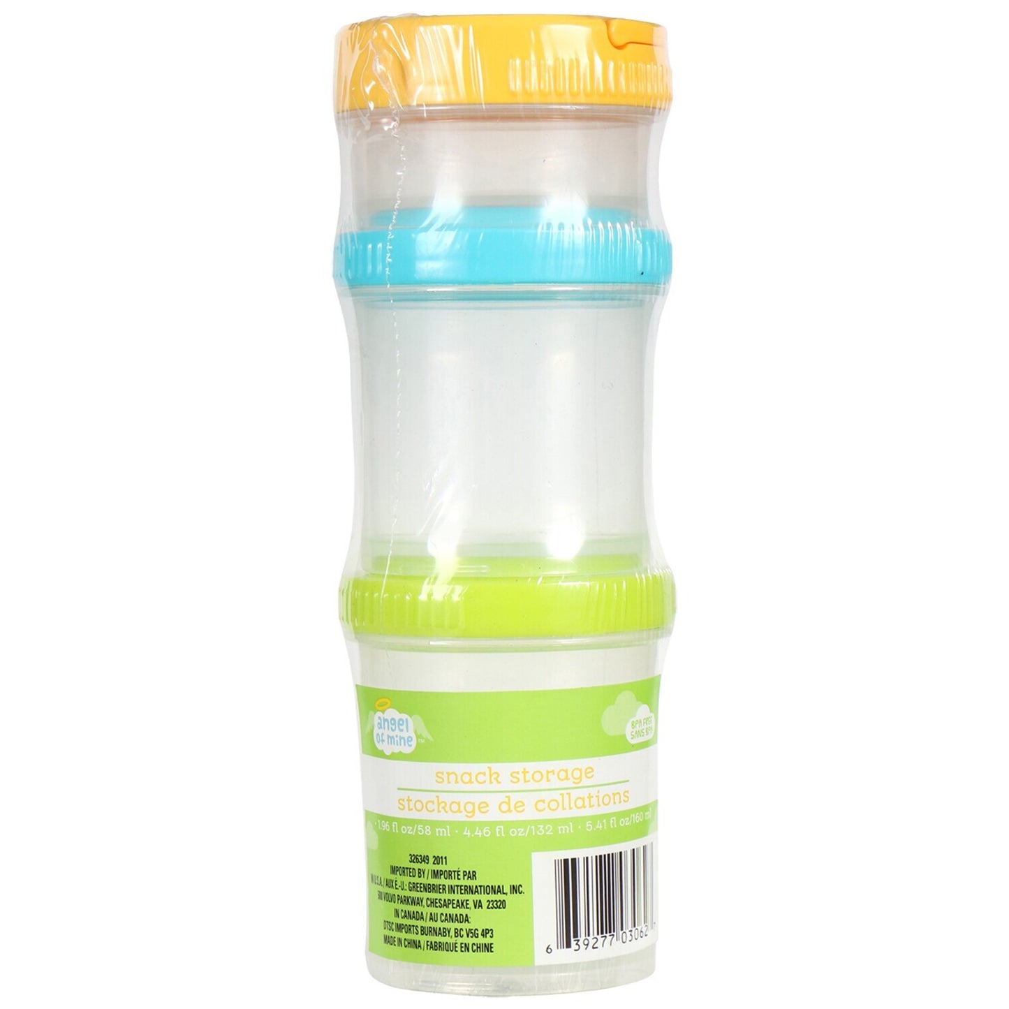Angel of Mine 3-Tier Snack Storage (Pack of 24)