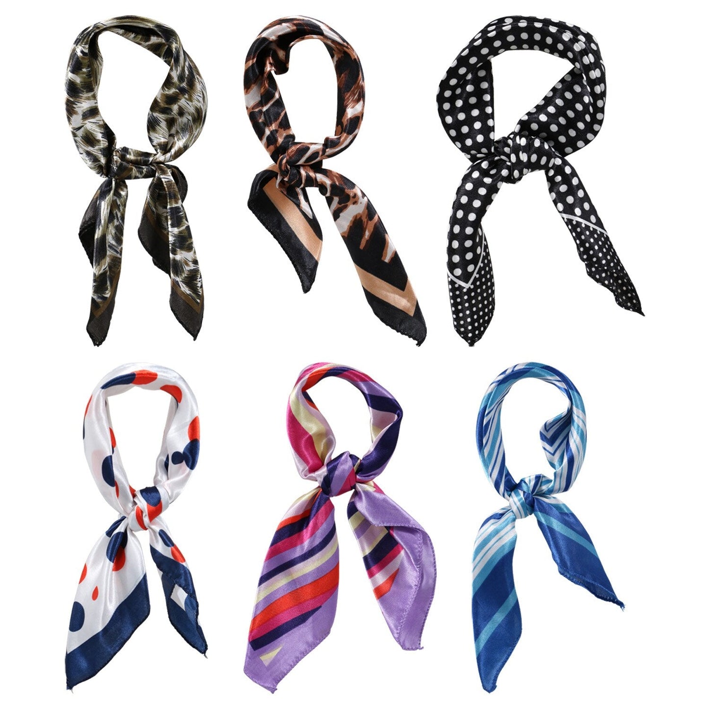 Multipurpose Satin Scarves (Pack of 36)