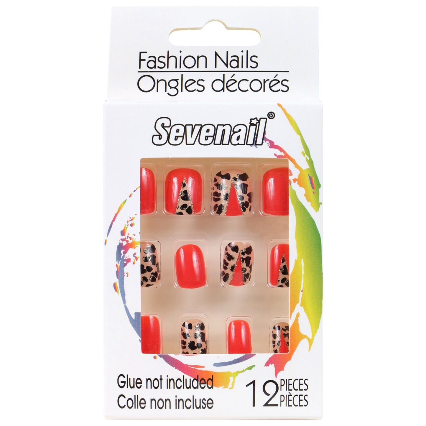 Sevenail Fashion Rounded Acrylic Nails, 12-ct. Packs (Pack of 36)