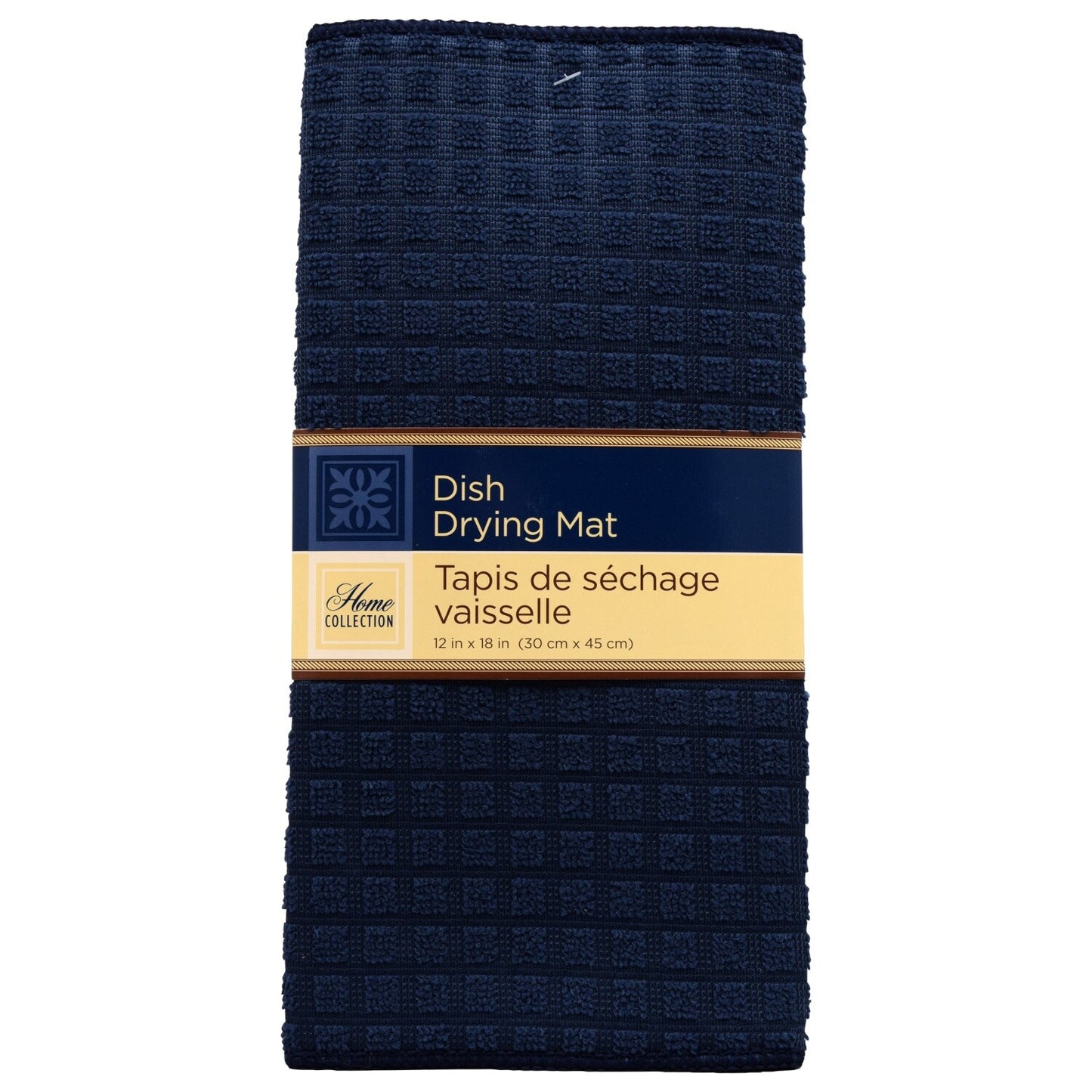 Home Collection Navy Blue Dish Drying Mats, 12x18 in. (Pack of 12)