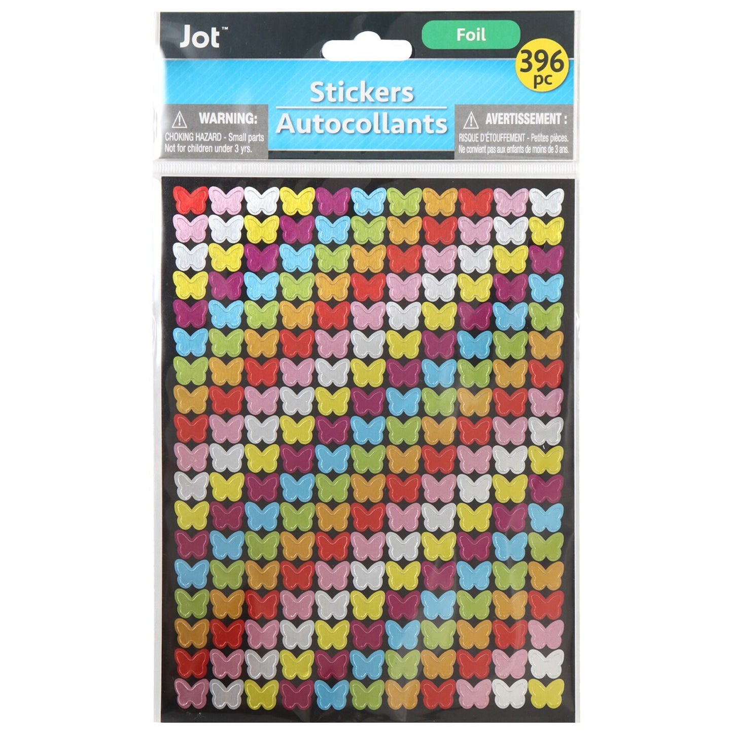 Jot Icon Foil Stickers, 352-ct. & 396-ct. Packs (Pack of 36)
