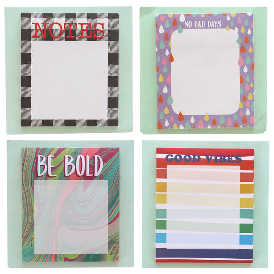 Jot Inspirational Sticky Notes, 3x3.5-in Notepads (Pack of 36)