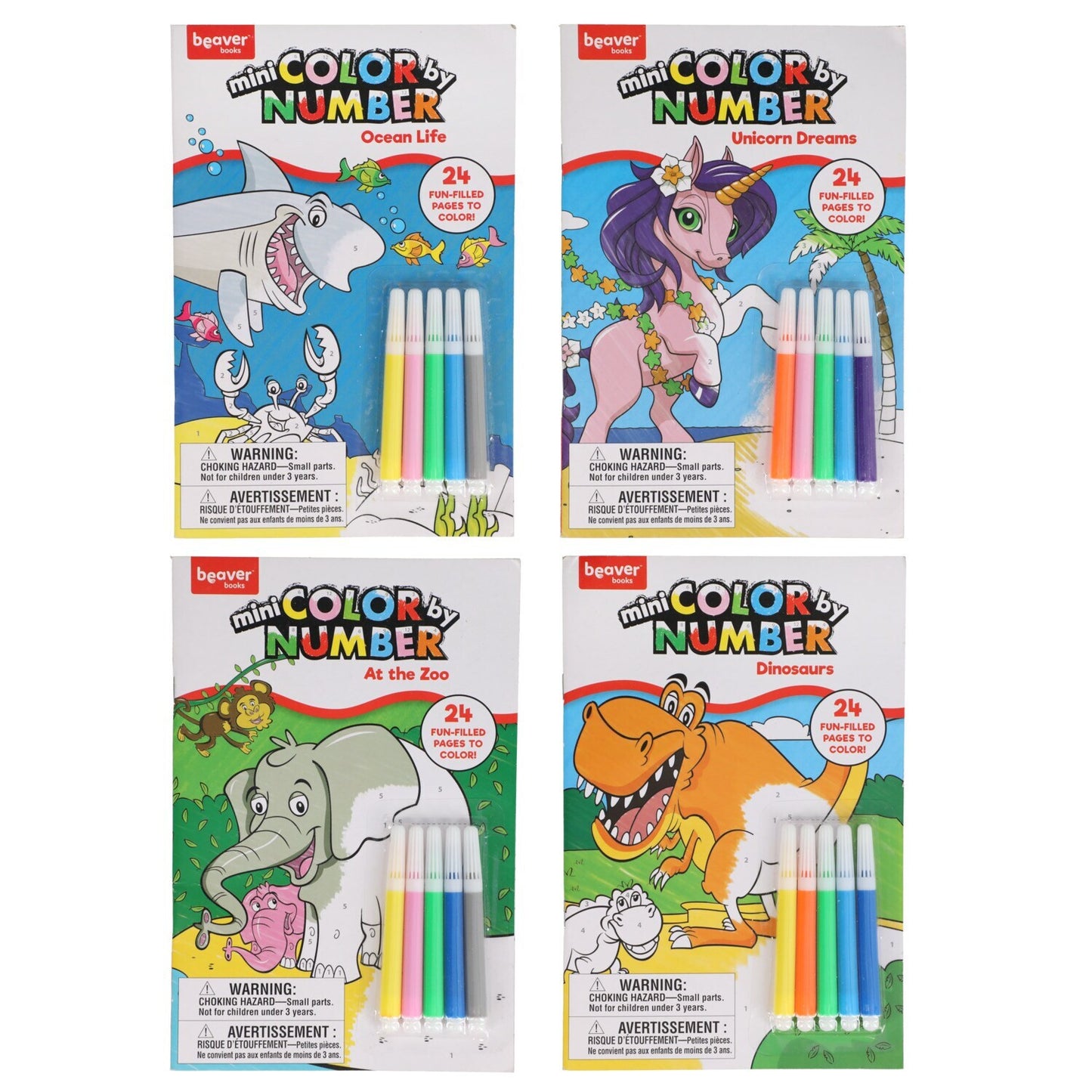 Beaver Books Color Books, 10x7.25 in. (Pack of 36)