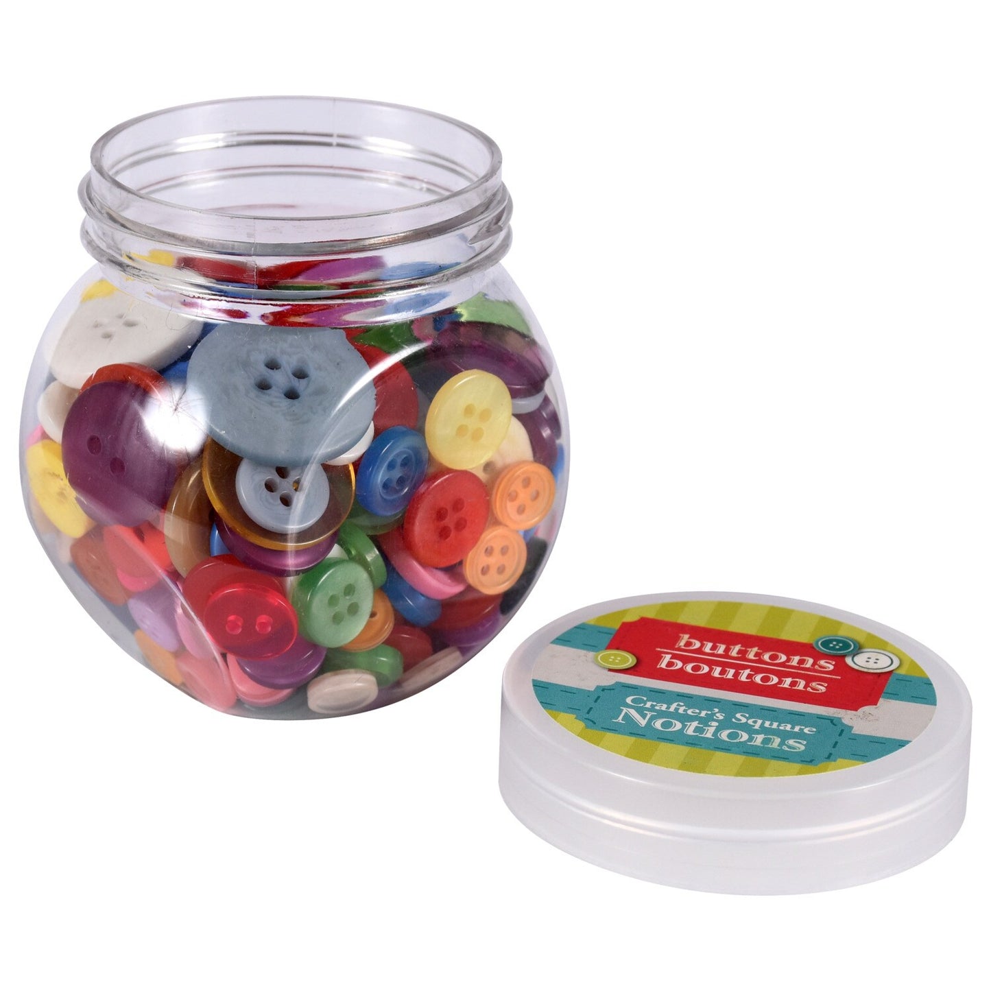 Crafter's Square Notions Craft Button Jars, 2.8 oz. (Pack of 32)
