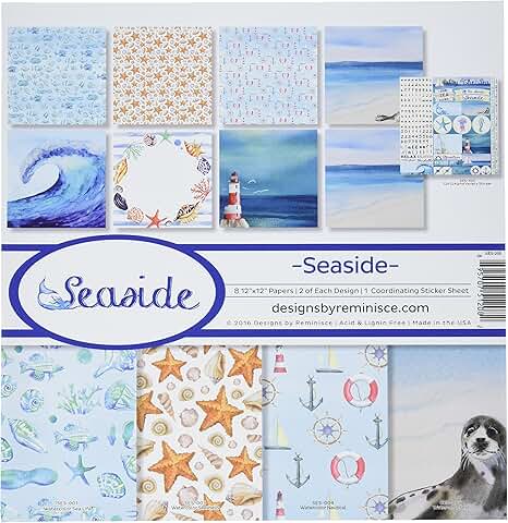 Seaside Collection Kit, Multicolor, 12x12
