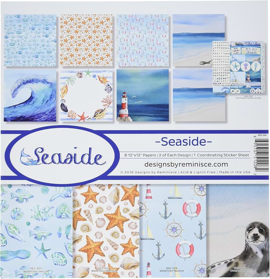 Seaside Collection Kit, Multicolor, 12x12