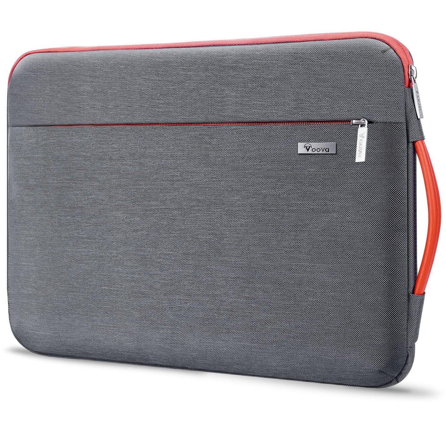 Laptop Sleeve Case 14 15 15.6 Inch,Upgrade 360Protective Computer Carrying Cover Bag Compatible with Macbook Pro 15 16,Surface Book 3/2, Hp Acer Asus Chromebook with Organizers, Waterproof,Grey
