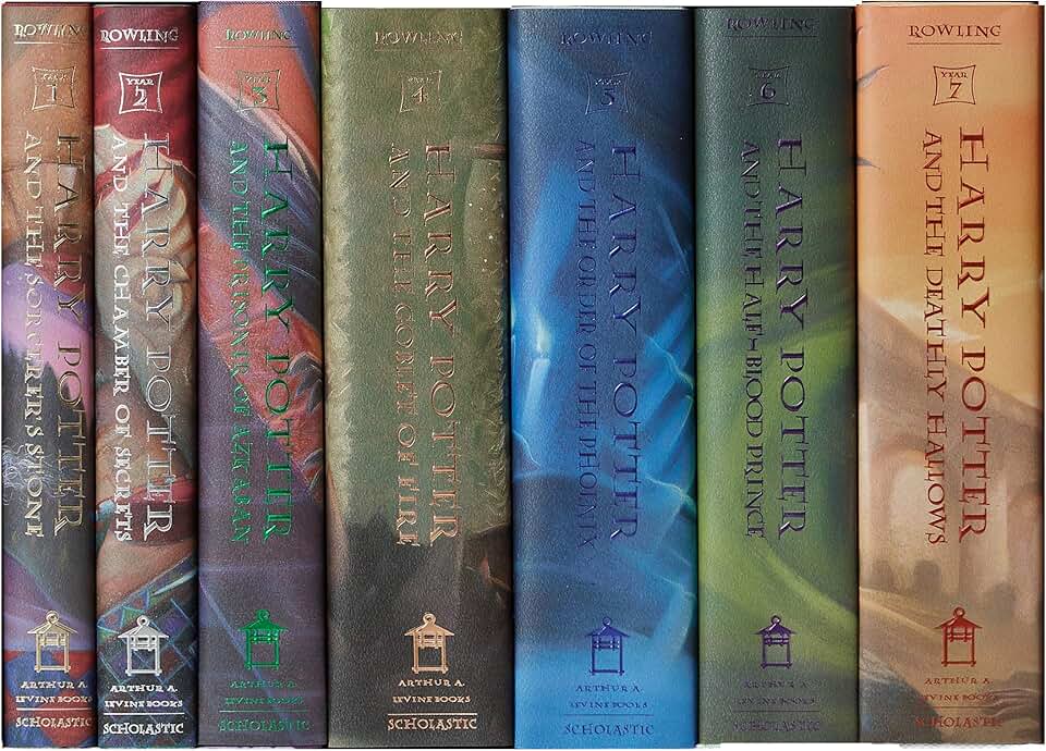 Harry Potter Book Set (1-7), No Box