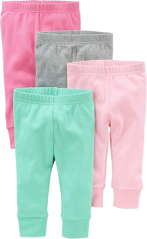 Set of four baby girl pants