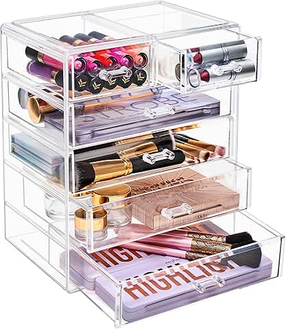Acrylic 6-Drawer Makeup and Jewelry Organizer