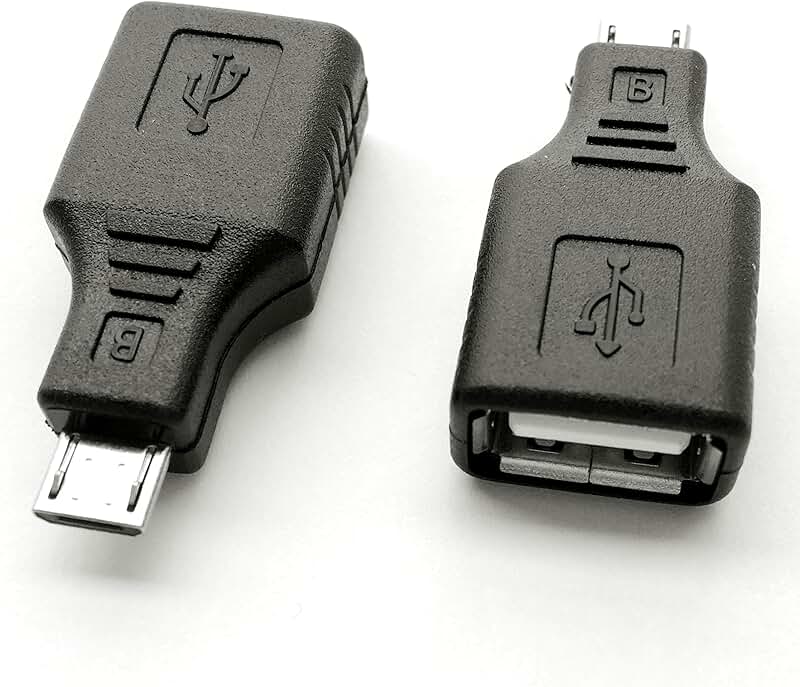 Micro USB Male to Female OTG Adapter Pack