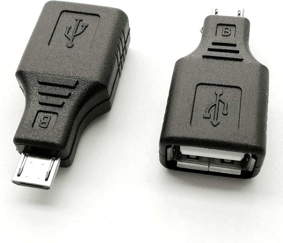 Micro USB Male to Female OTG Adapter Pack