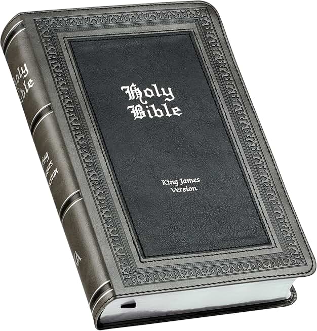 Giant Print Red Letter Bible with Thumb Index and Ribbon