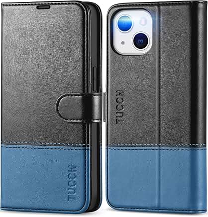 iPhone 13 Wallet Case with RFID Blocking and Card Holder