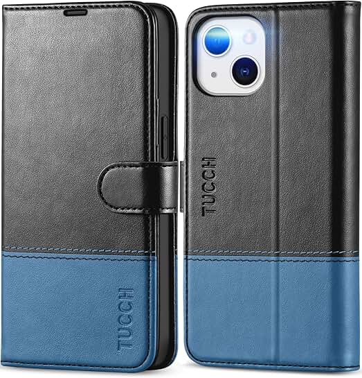 iPhone 13 Wallet Case with RFID Blocking and Card Holder