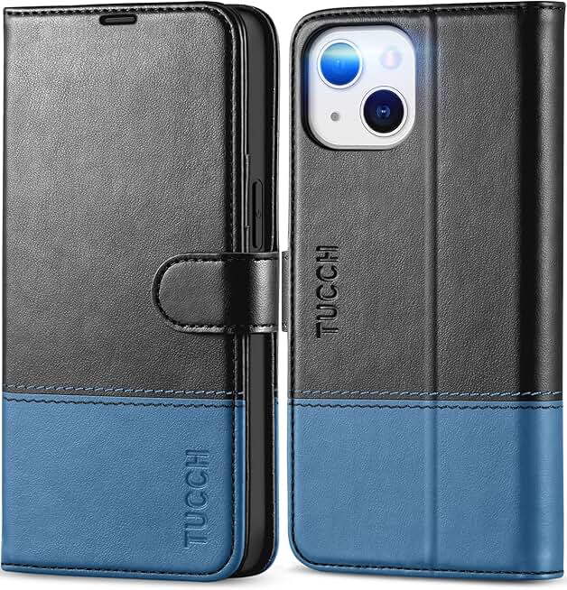 iPhone 13 Wallet Case with RFID Blocking and Card Holder