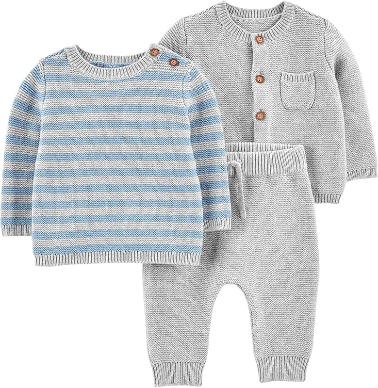 Baby's 3-Piece Sweater Set