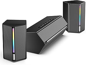 Computer Speakers with Subwoofer and RGB Lighting