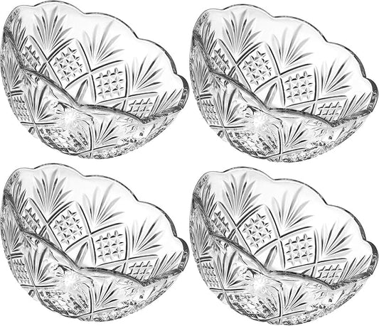Set of 6 Small Ceramic Dipping Bowls, 3 oz, Blue