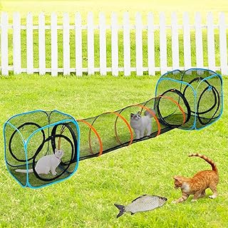 Pet Play Tunnel and Cube Set for Indoor and Outdoor