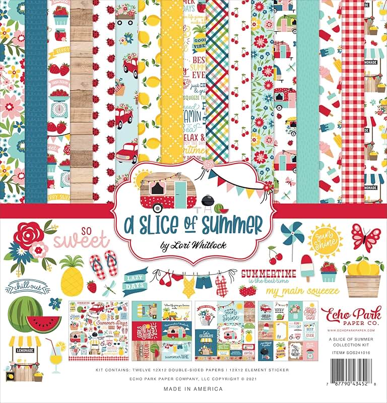 Slice of Summer 12x12 Paper Collection Kit