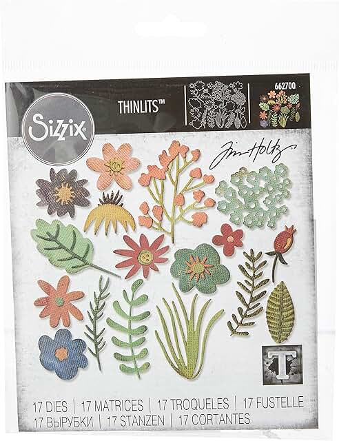Funky Floral Thinlits Die Set, 17 Pieces