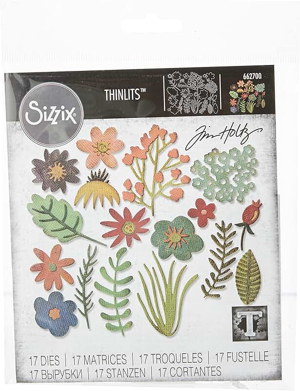 Funky Floral Thinlits Die Set, 17 Pieces