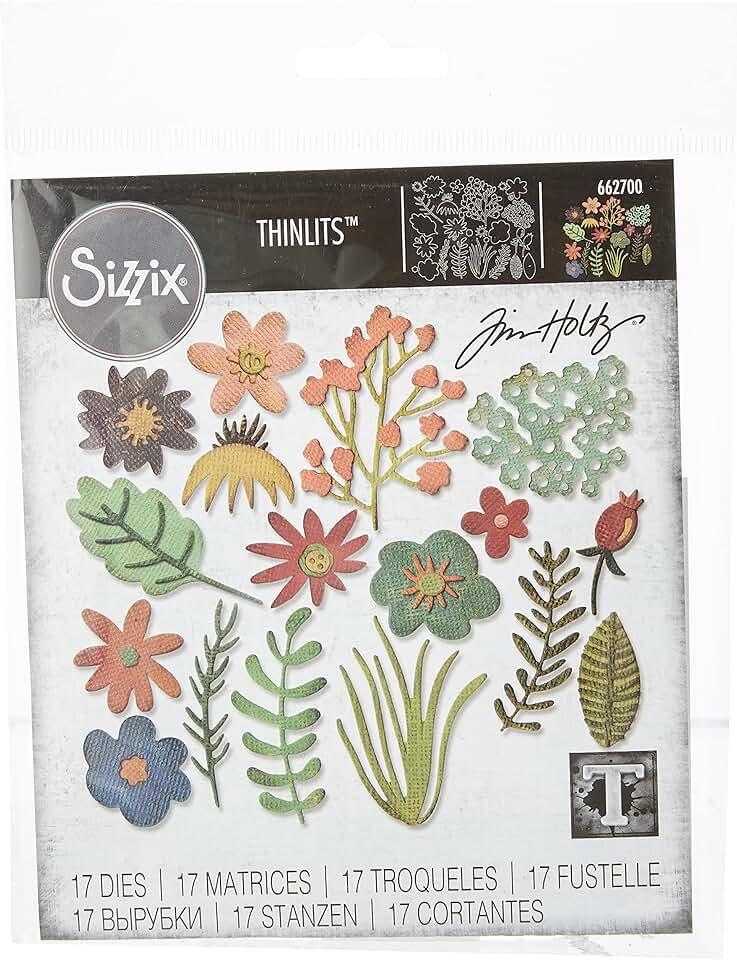 Funky Floral Thinlits Die Set, 17 Pieces
