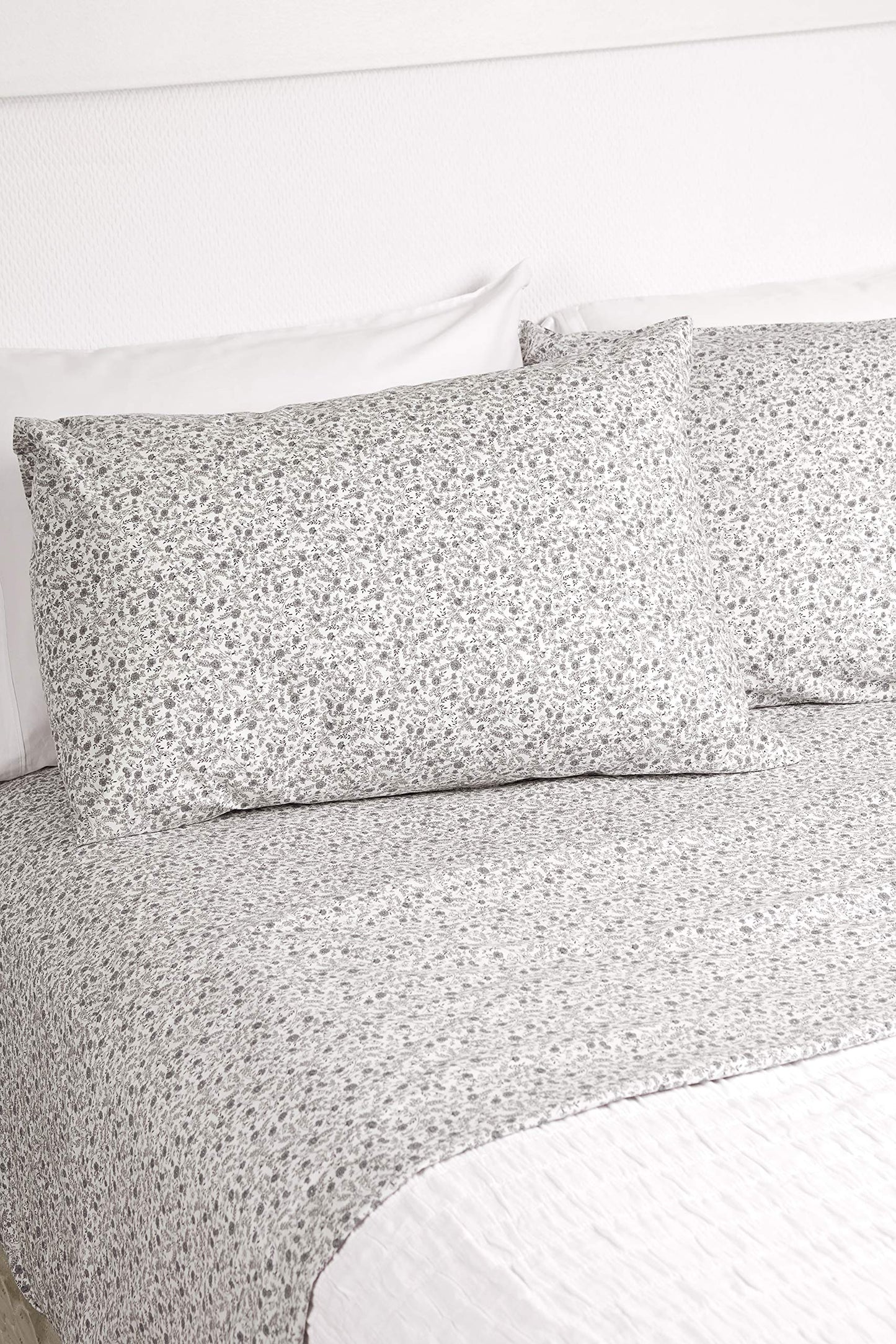 Floral Field Sheet Set Beige-Multi King