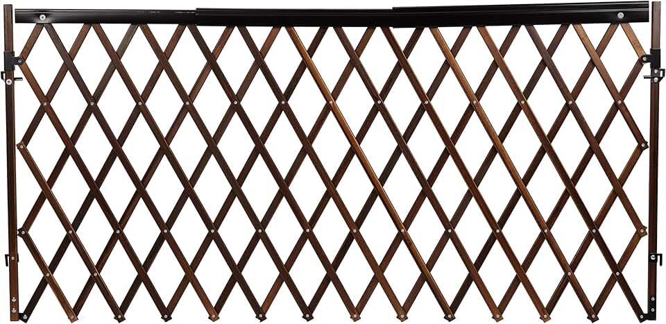 Farmhouse Baby Gate for Expanding Walk-Thru Space