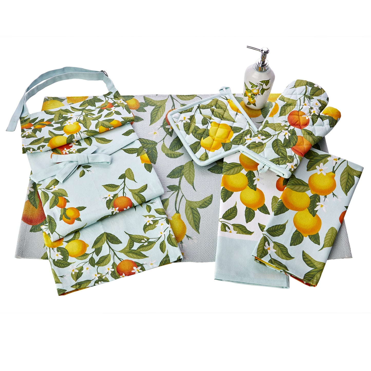 by Saturday Knight Ltd. Vern Yip Citrus Grove Kitchen Gift Splash Box 7 Pieces)