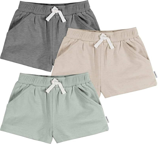 Baby Girls' Knit Shorts Pack