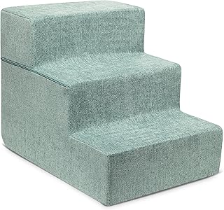 Pet Dog & Cat Stairs - Foam, Non-Slip, Foldable
