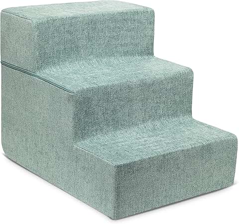Pet Dog & Cat Stairs - Foam, Non-Slip, Foldable