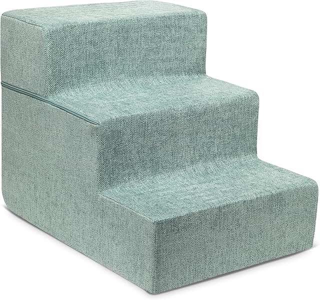 Pet Dog & Cat Stairs - Foam, Non-Slip, Foldable