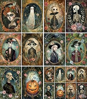 Halloween People Rice Paper, 8 x 10.5 inch, 6 sheets
