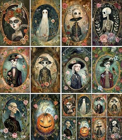 Halloween People Rice Paper, 8 x 10.5 inch, 6 sheets