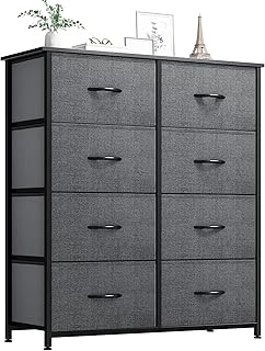 8-Drawer Fabric Storage Tower with Wooden Top
