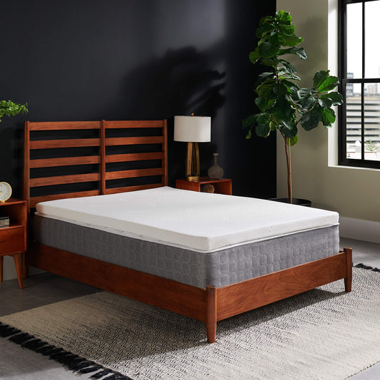 TEMPUR Supreme 3-Inch Mattress Topper, Medium Firm, Queen, White