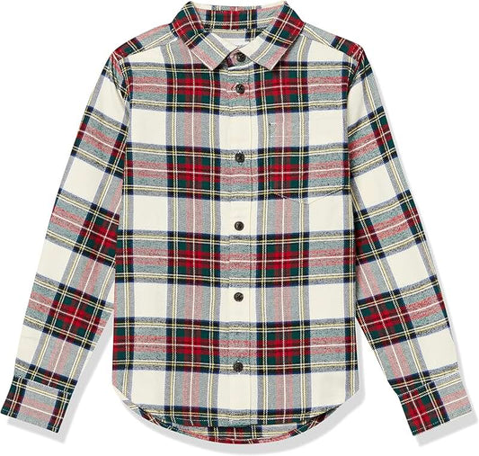 Flannel Button-Down Shirt for Boys and Toddlers